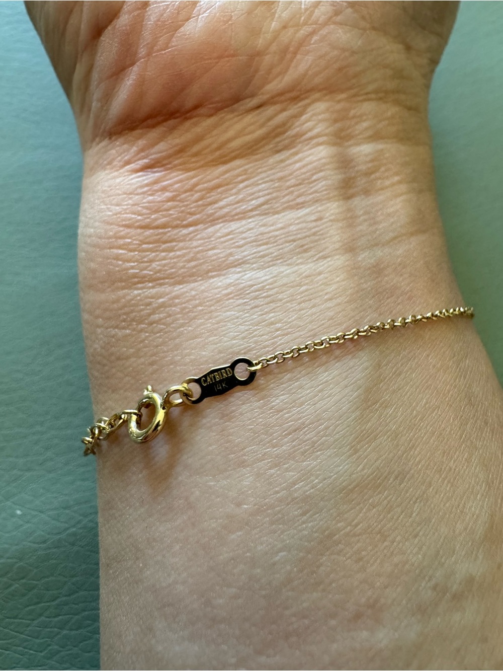Catbird Black Diamond One O'Clock Demi Tennis Bracelet - Picture 3 of 12